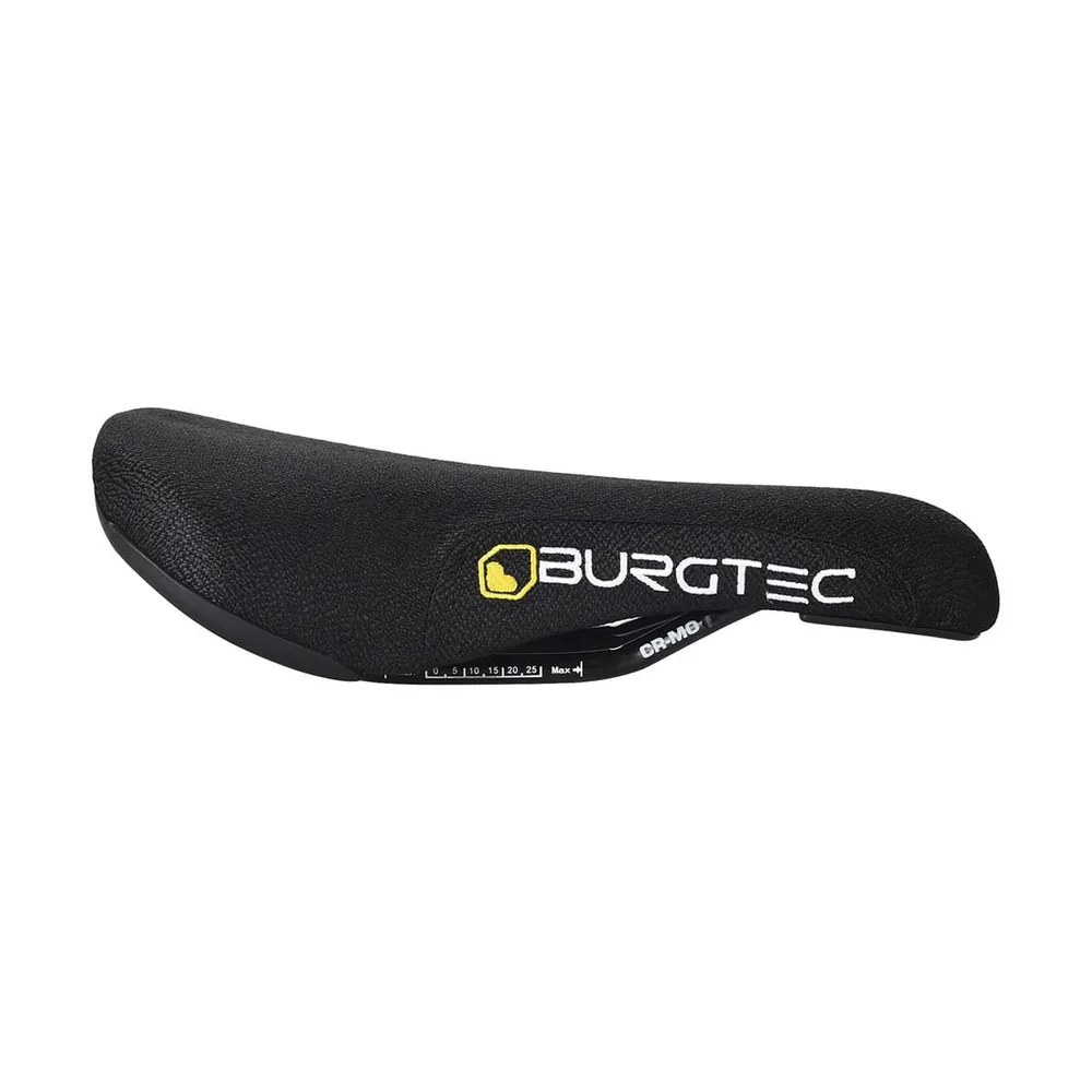 BURGTEC CLOUD BOOST Rails CrMo Logo Sadel Svart