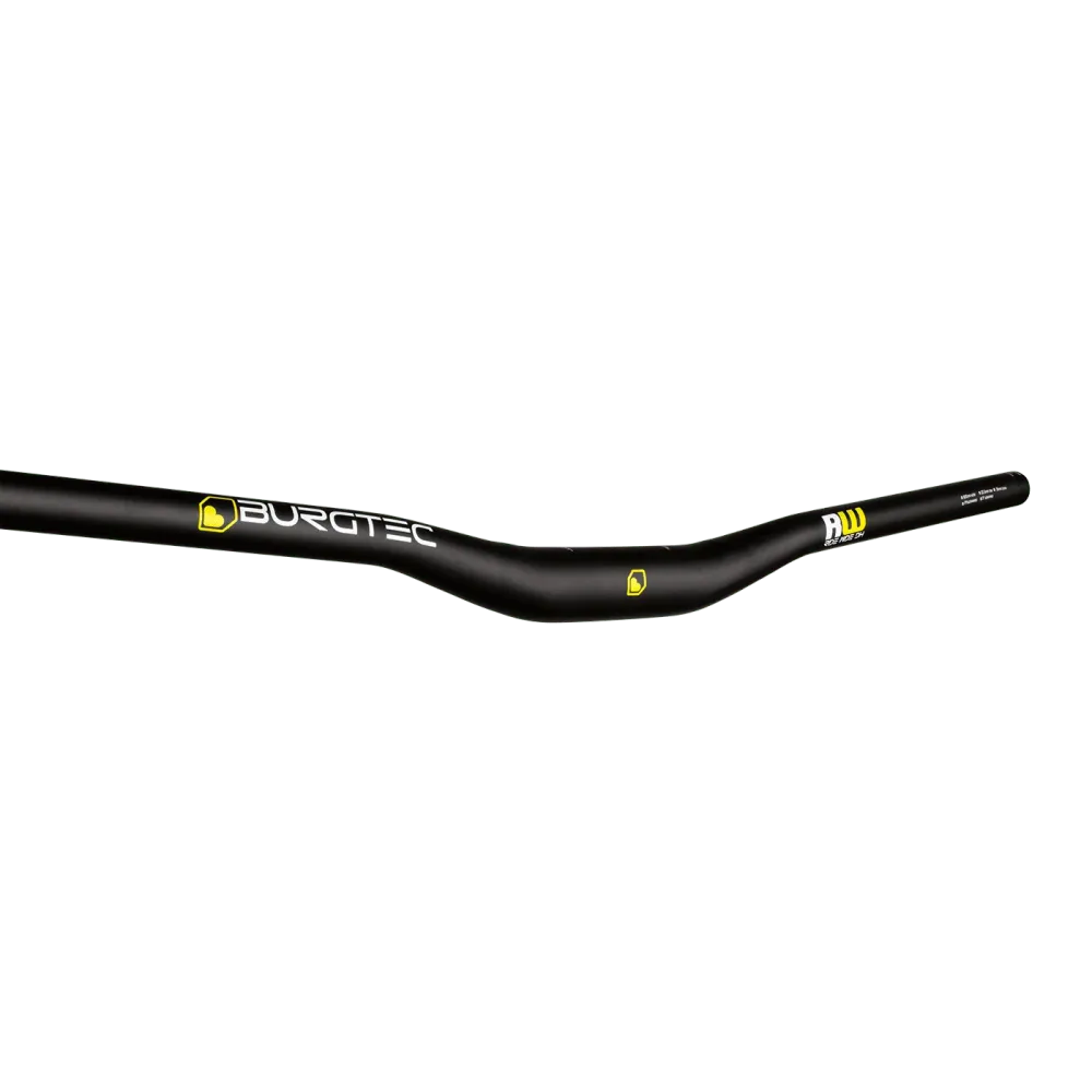 BURGTEC RIDE WIDE DH stigbygel 22,5 mm 800 mm svart