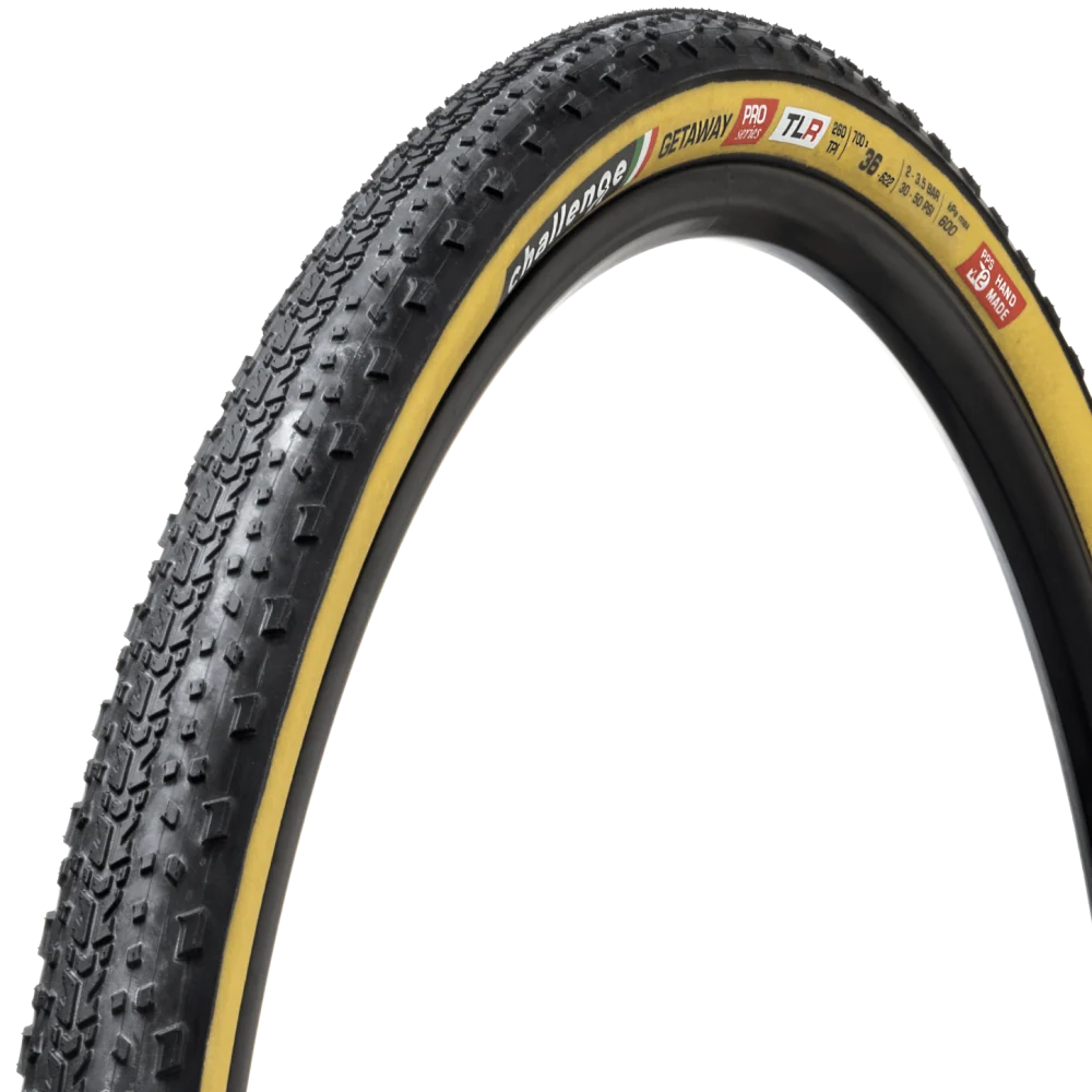 CHALLENGE OPEN GETAWAY 700x36c Tubeless Ready Beige däck