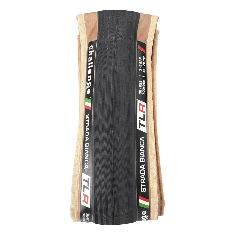 CHALLENGE STRADA BIANCA NILON SUPERLIGHT 700x36c Tubeless Ready Beige däck