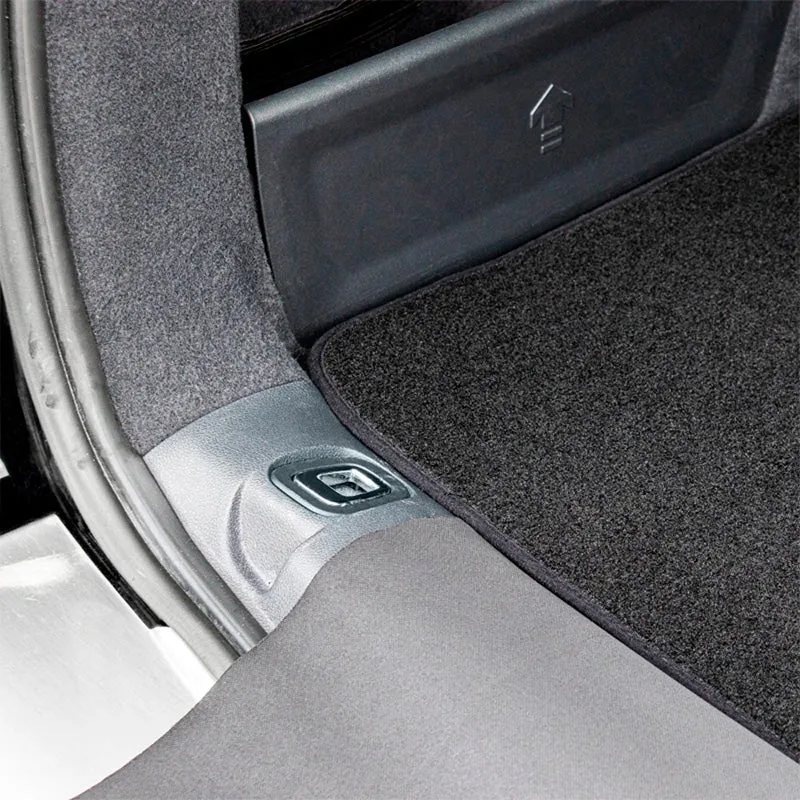 CIKCAR, Velour Bagagerumsmåtte med Beskytter - Passer til Kia EV3 2024-