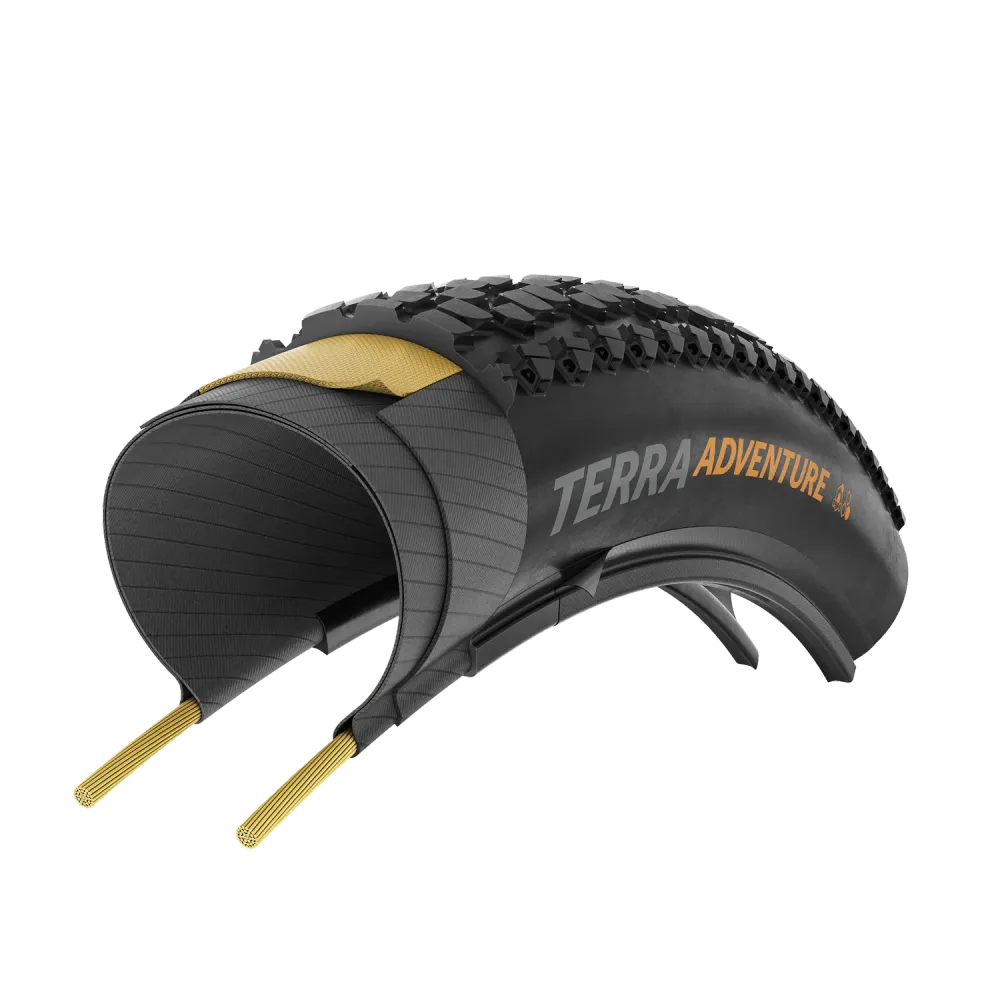 CONTINENTAL TERRA ADVENTURE TRAIL GRIP 700x50c Tubeless Ready Svart däck