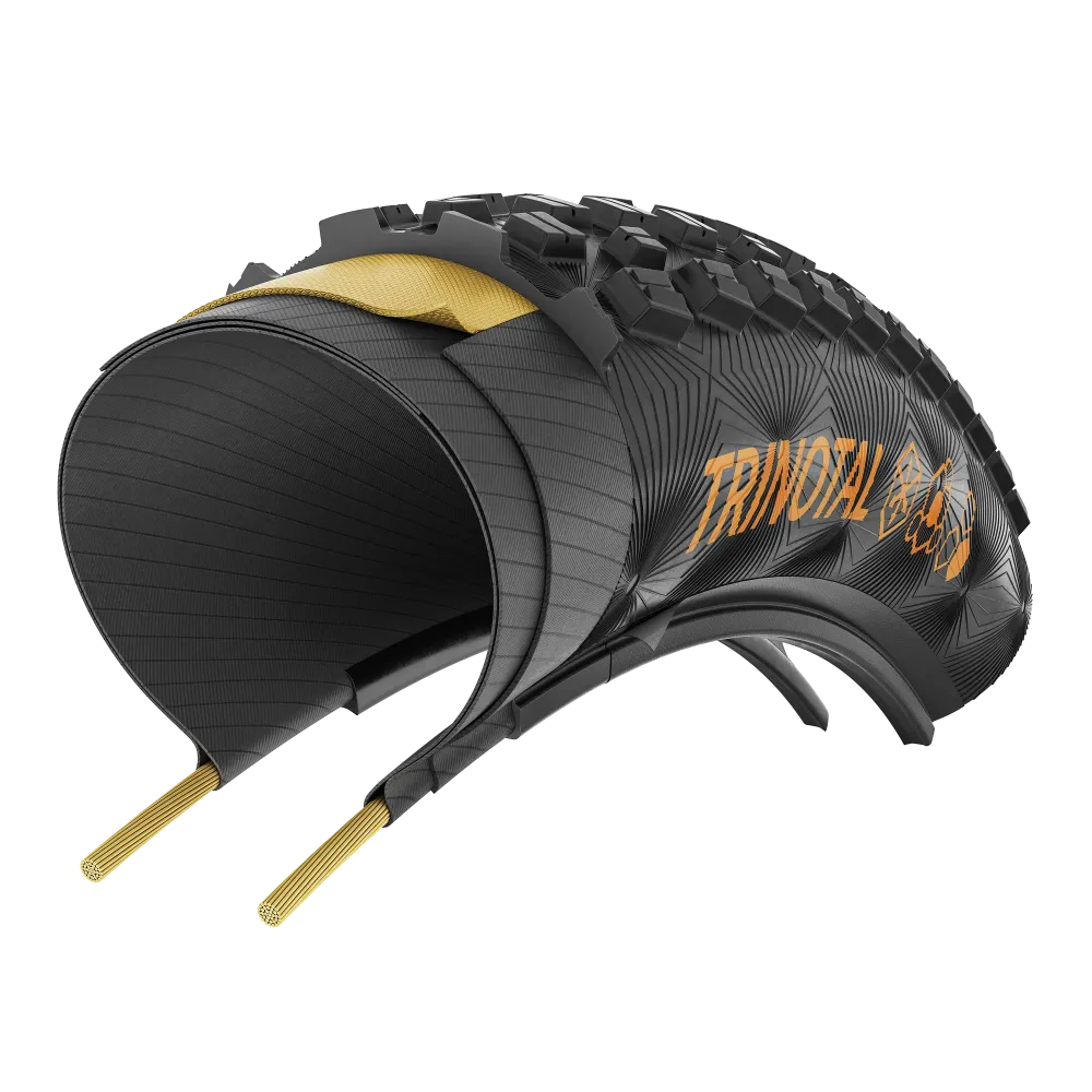 CONTINENTAL TRINOTAL Trail Grip 29x2.40 Tubeless Ready Soft Black-däck