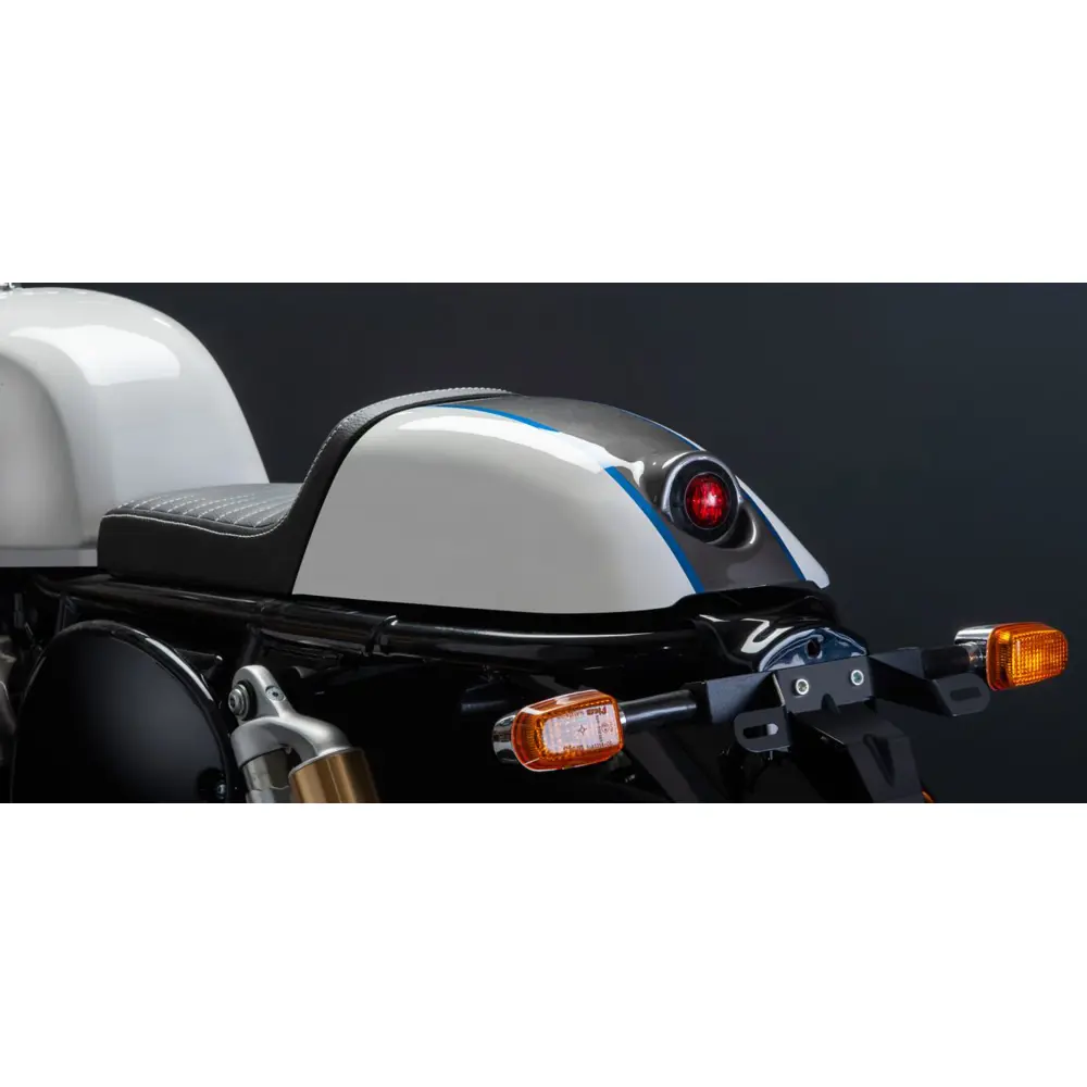 C-Racer Café Racer Sadel med Bakljus till Royal Enfield