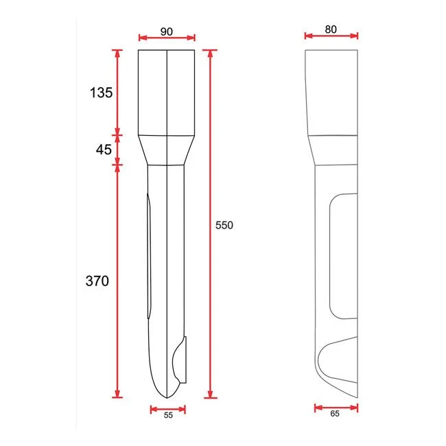 C-Racer Universal Gaffelskydd No1