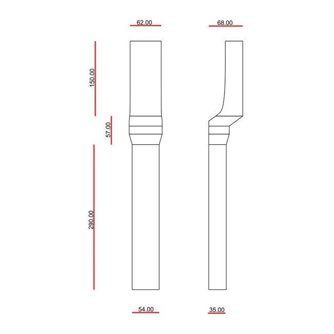 C-Racer Universal Gaffelskydd No2