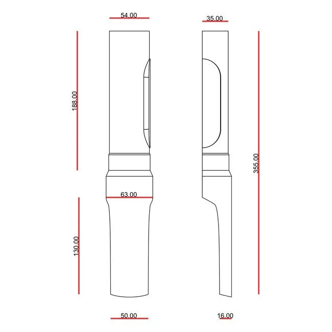 C-Racer Universal Gaffelskydd Upside Down No3