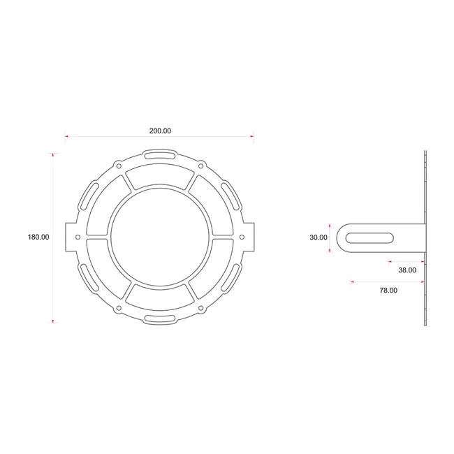 C-Racer Universal Strålkastargrill & Lins Kit No2