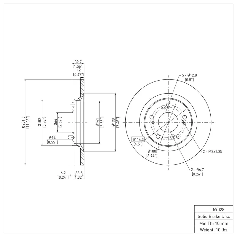 DFC 00-09 Honda S2000 Rear Brake Rotor