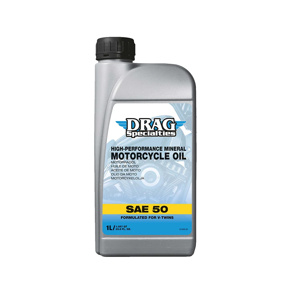 Drag Specialties Motorolja Mineral SAE 50 1L