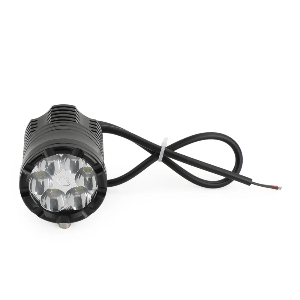 6x Electric LED -cykel Motorcykel Lätt cykel Front Lamp Vattentät strålkastare Generisk