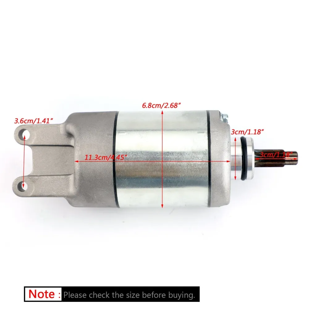 Elektrisk startmotor för Honda TRX300 Sportrax 300 x 2009 31200-HM3-671 Generic