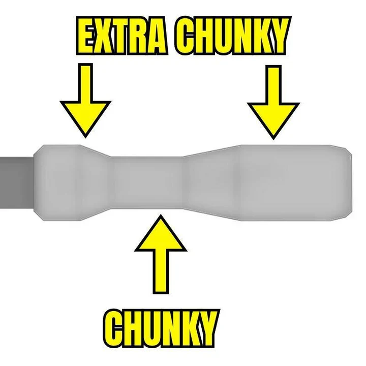ESI FIT XC handtag (EXTRA CHUNKY/CHUNKY COMBO) 130 mm Svart