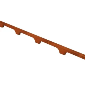 Eude, Ledstång 5-ögla, Teak (1 st)