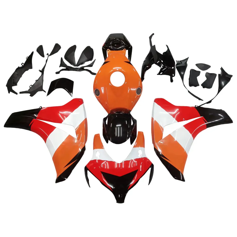 Fairings 2008-2011 Honda CBR 1000 RR Svart Orange Repsol Racing Generic