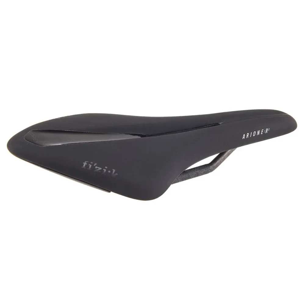 FIZIK ARIONE R1 OPEN REGULAR Sadel Kolfiberskenor Svart