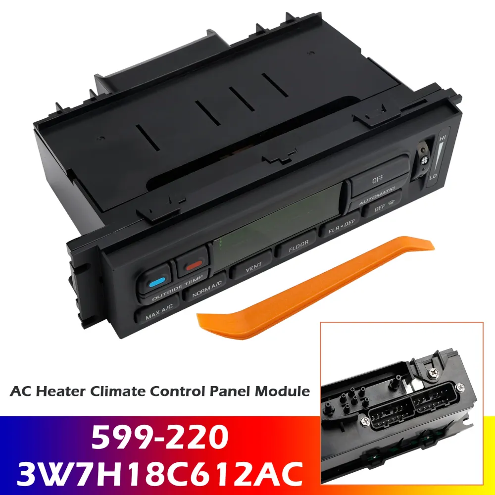 För Ford Grand Marquis 2003-2004 AC Värmare Klimatkontrollpanel Modul 3W7H18C612AC