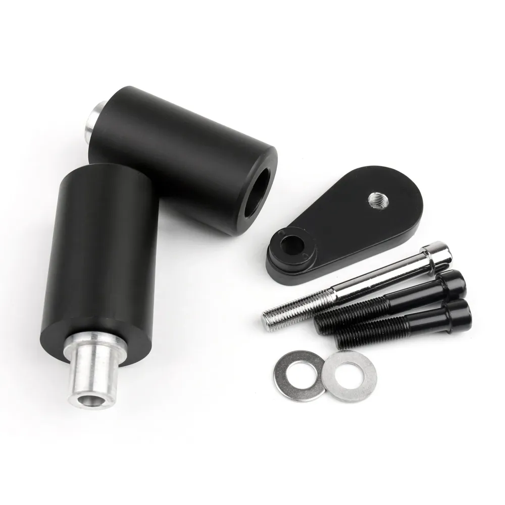 Frame Sliders Crash Protector Yamaha YZF R6 R6S 2003-2008 Ingen klippt svart generisk