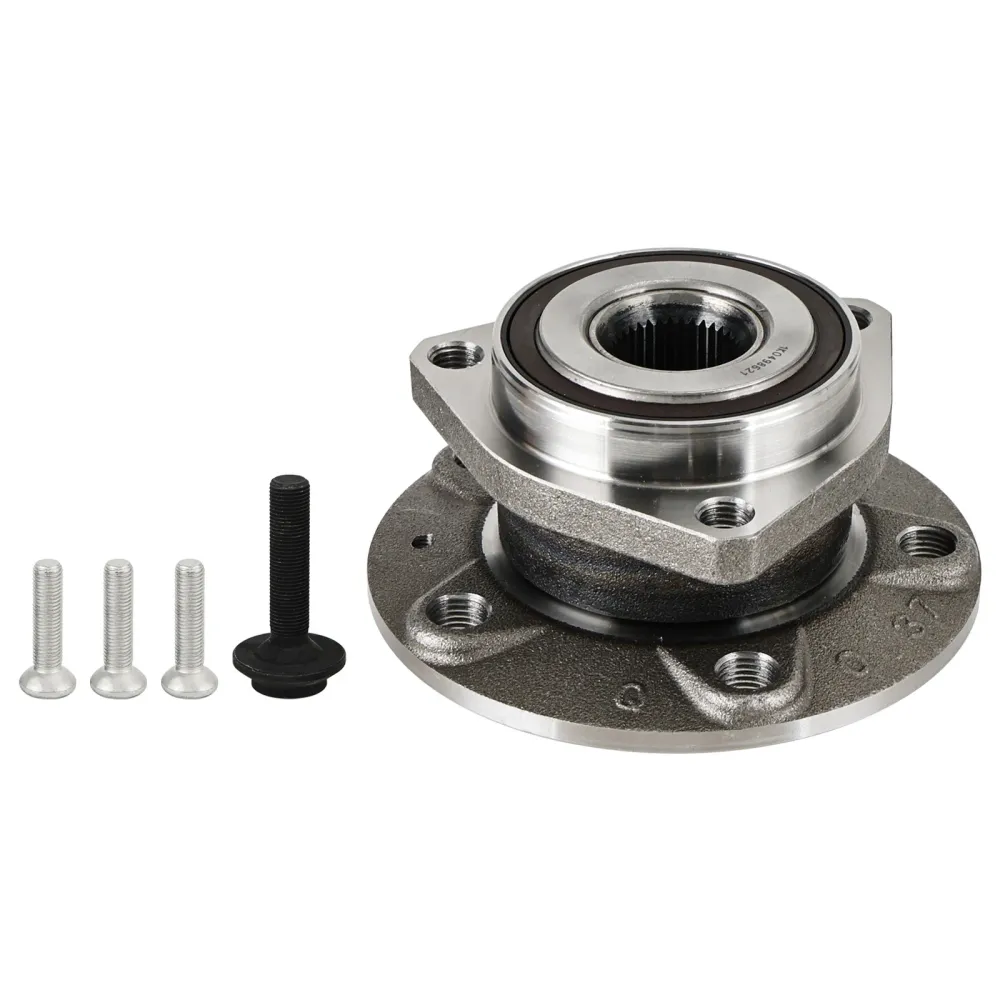 Framhjulslagret nav med 3 hål 1k0498621 för Audi A3 VW Caddy Mk3 Golf 5/6/7
