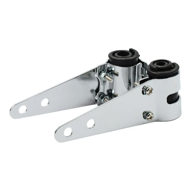 Full Basic Strålkastarfästen Gaffel Krom 30-38mm