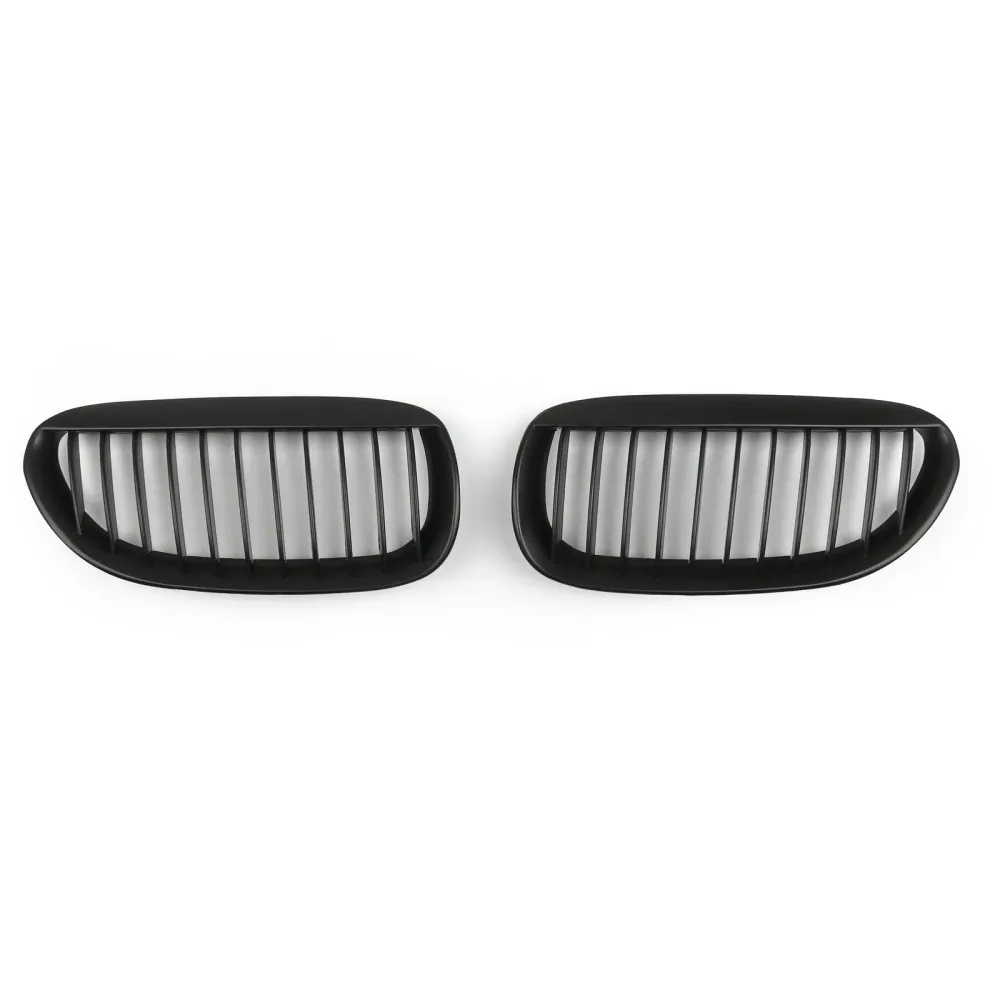 Gloss/Matte Black BMW 2004-2010 E63 E64 6-Series Coupe Convertible Front Grille Generic