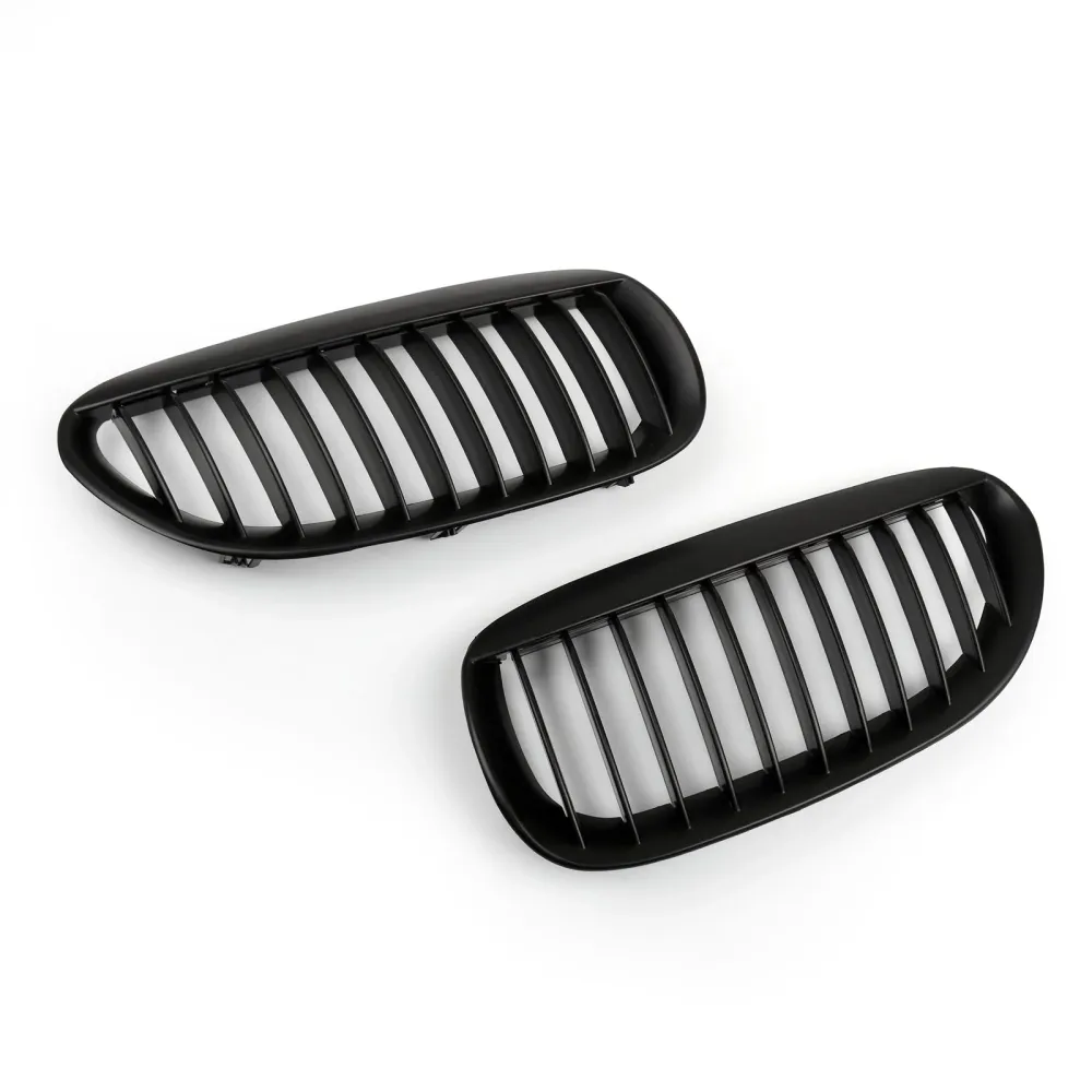 Gloss/Matte Black BMW 2004-2010 E63 E64 6-Series Coupe Convertible Front Grille Generic