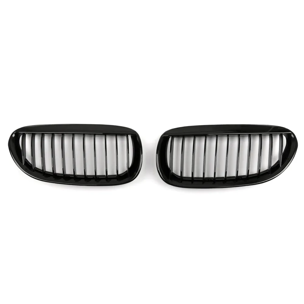 Gloss/Matte Black BMW 2004-2010 E63 E64 6-Series Coupe Convertible Front Grille Generic