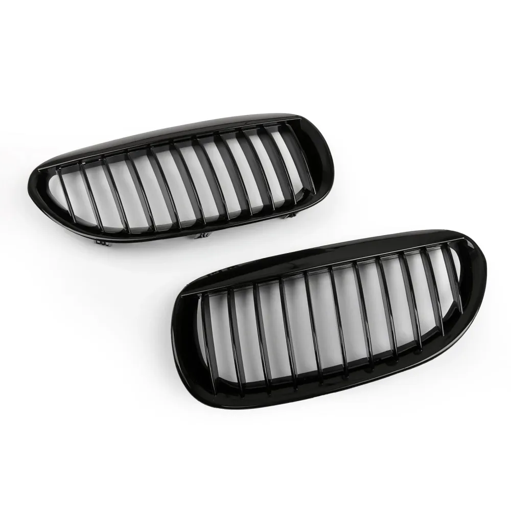 Gloss/Matte Black BMW 2004-2010 E63 E64 6-Series Coupe Convertible Front Grille Generic