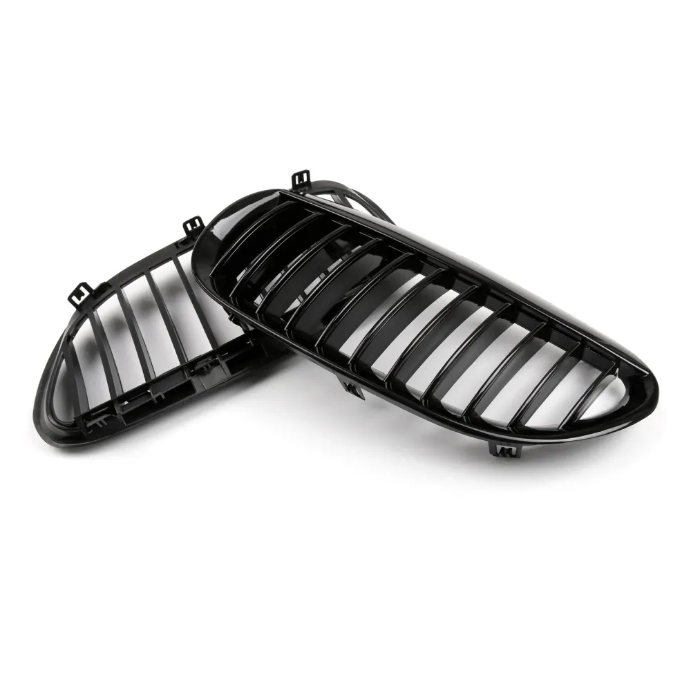Gloss/Matte Black BMW 2004-2010 E63 E64 6-Series Coupe Convertible Front Grille Generic
