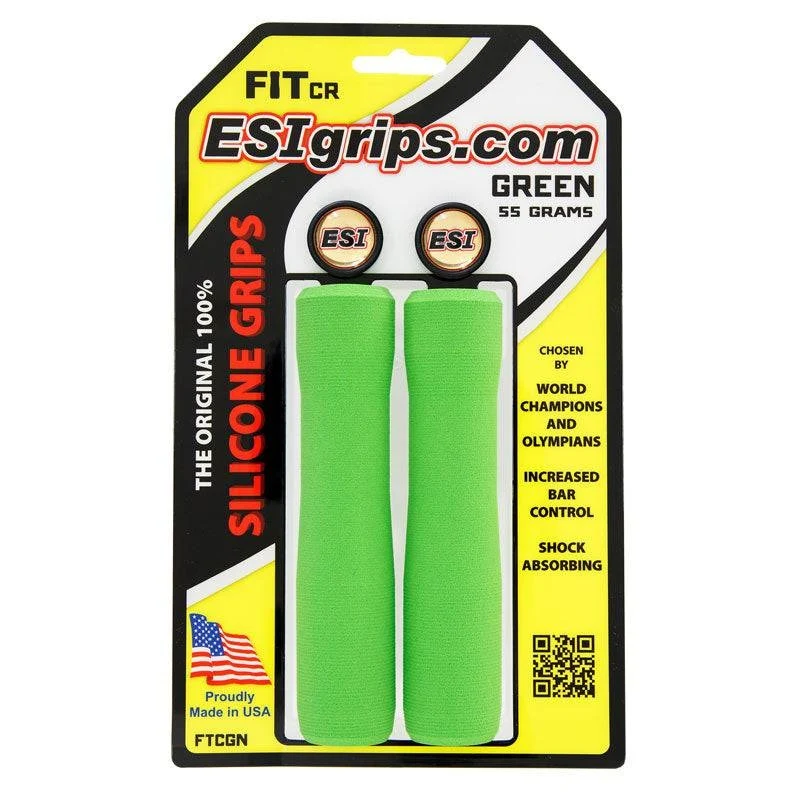 Handtag ESI FIT CR (CHUNKY/RACER'S EDGE COMBO) 130 mm Grön