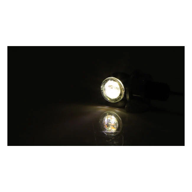 Highsider Proton 2 LED 2 i 1 MC-Blinkers med Positionsljus Svart