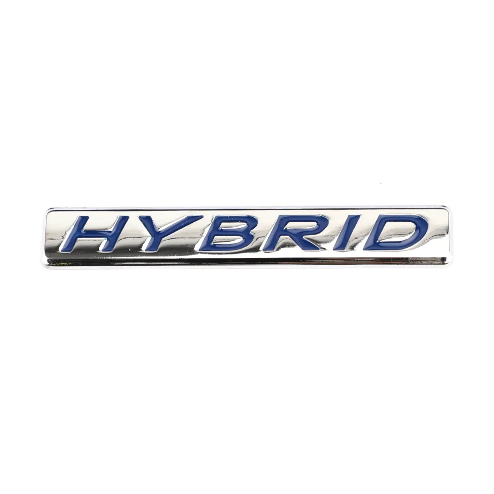 1 st 3D hybridord bilklistermärke metall emblem bakre bilstam