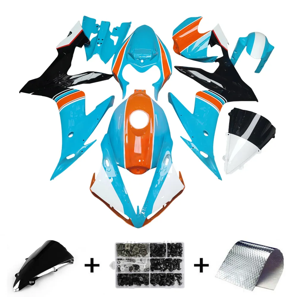 Injection Fairing Kit Bodywork Plastic ABS Yamaha YZFR1 YZF-R1 2004-2006