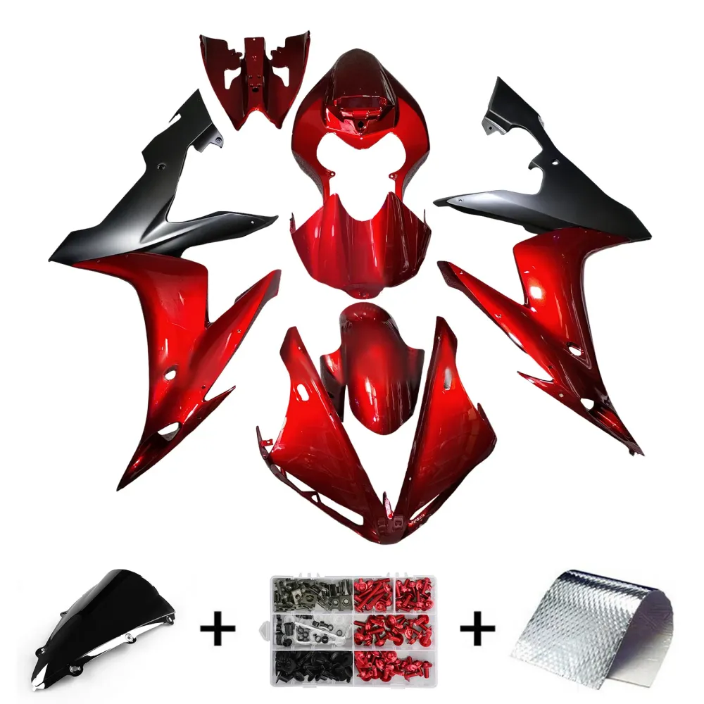 Injection Fairing Kit Bodywork Plastic ABS Yamaha YZFR1 YZF-R1 2004-2006
