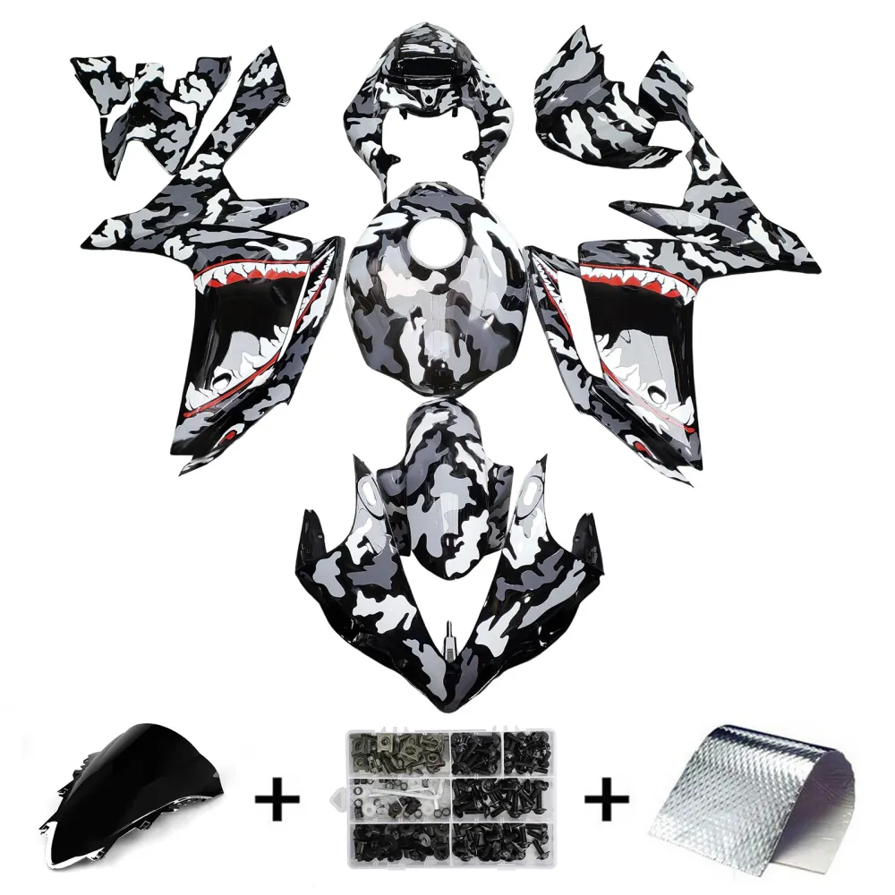 Injection Fairing Kit Bodywork Plastic ABS Yamaha YZFR1 YZF-R1 2007-2008