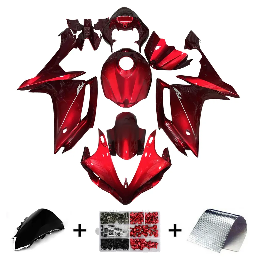 Injection Fairing Kit Bodywork Plastic ABS Yamaha YZFR1 YZF-R1 2007-2008