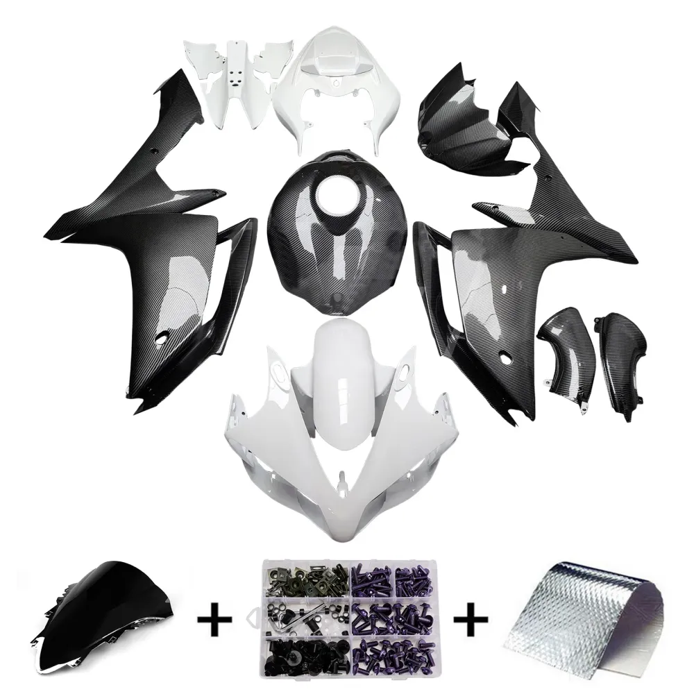 Injection Fairing Kit Bodywork Plastic ABS Yamaha YZFR1 YZF-R1 2007-2008