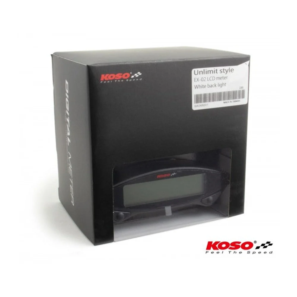 Koso DB EX-02 Hastighetsmätare Multifunktion Universal