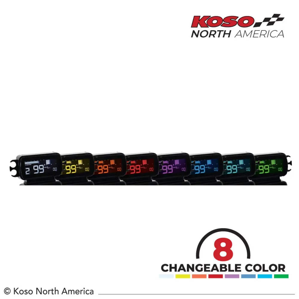 Koso D2 Hastighetsmätare Multifunktion Plug & Play Softail 18-20; FXBB/S 18-22