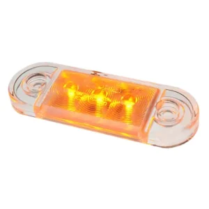 LED Positionslampa orange klart glas