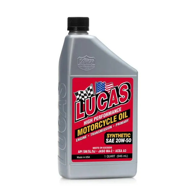 Lucas Oil Motorolja Helsyntet 20W-50 946ml