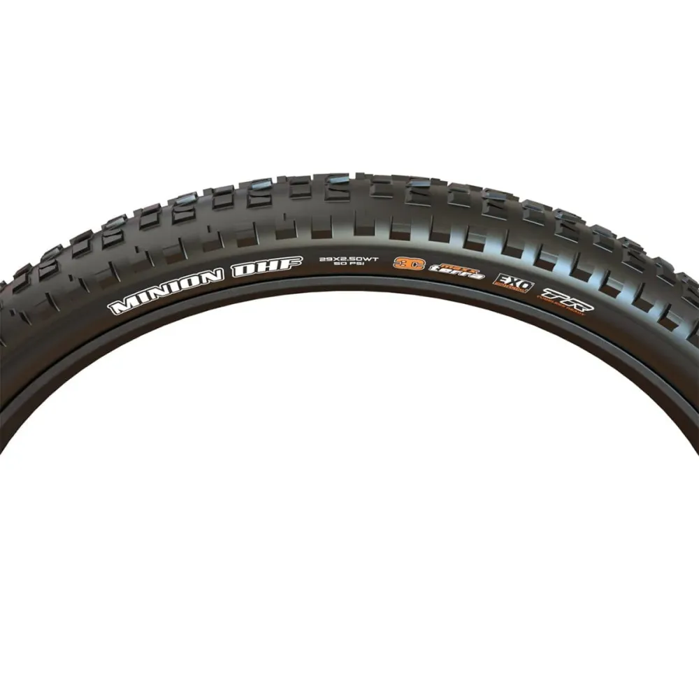MAXXIS MINION DHF 29x2.50 WT DH E50 3C MaxxGrip Tubeless Ready Soft Black däck