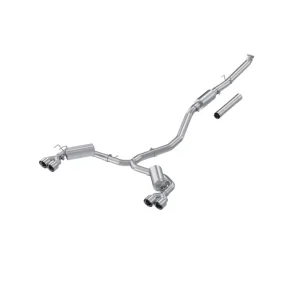 MBRP 22-24 Honda Civic/Sport Touring 1.5L 3in Cat-Back 2.5in Dual Split Rear w/ Quad Tips - AL