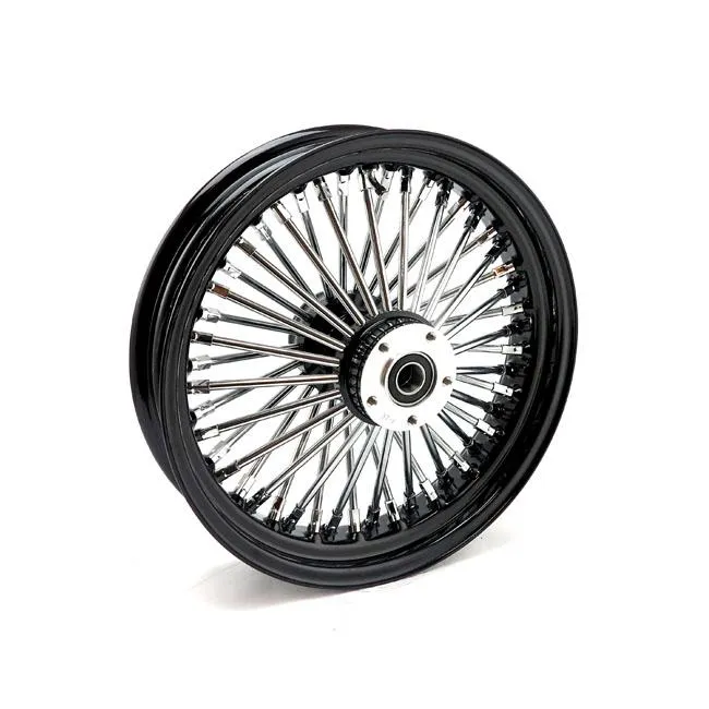 MCS Radial 48 Fat Spoke Bakhjul 3.50 x 16" Svart
