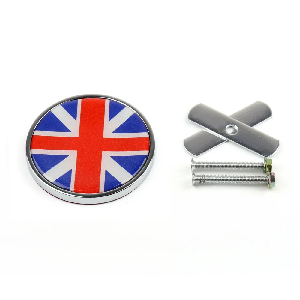 Metal Front Grill Badge w/ Holder Mini Cooper R50 R55 R56 R57 R58 R60 Generic