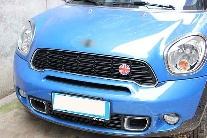 Metal Front Grill Badge w/ Holder Mini Cooper R50 R55 R56 R57 R58 R60 Generic
