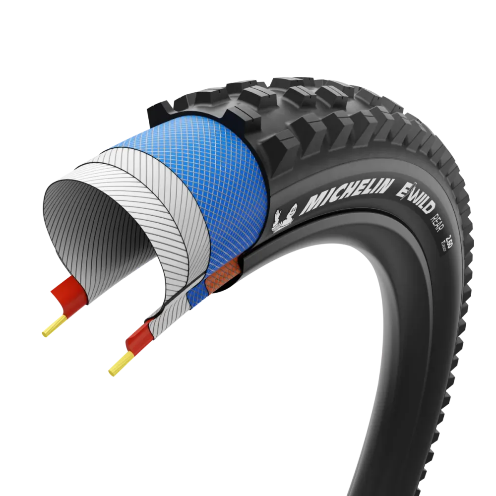 MICHELIN E-WILD REAR Performance Line 29x2.60 Tubeless Ready Soft Black-däck
