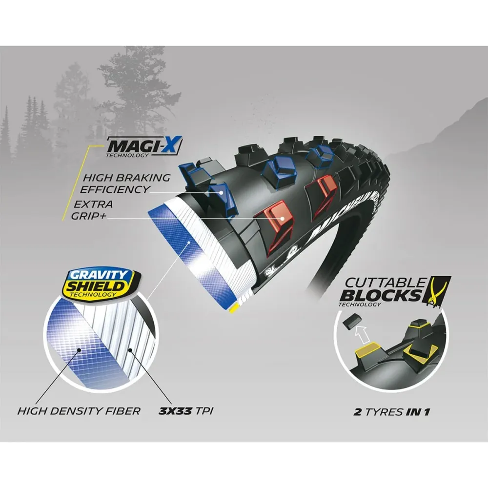 MICHELIN MUD ENDURO Competition Line 29x2.25 MAGI-X Tubeless Ready Soft-däck