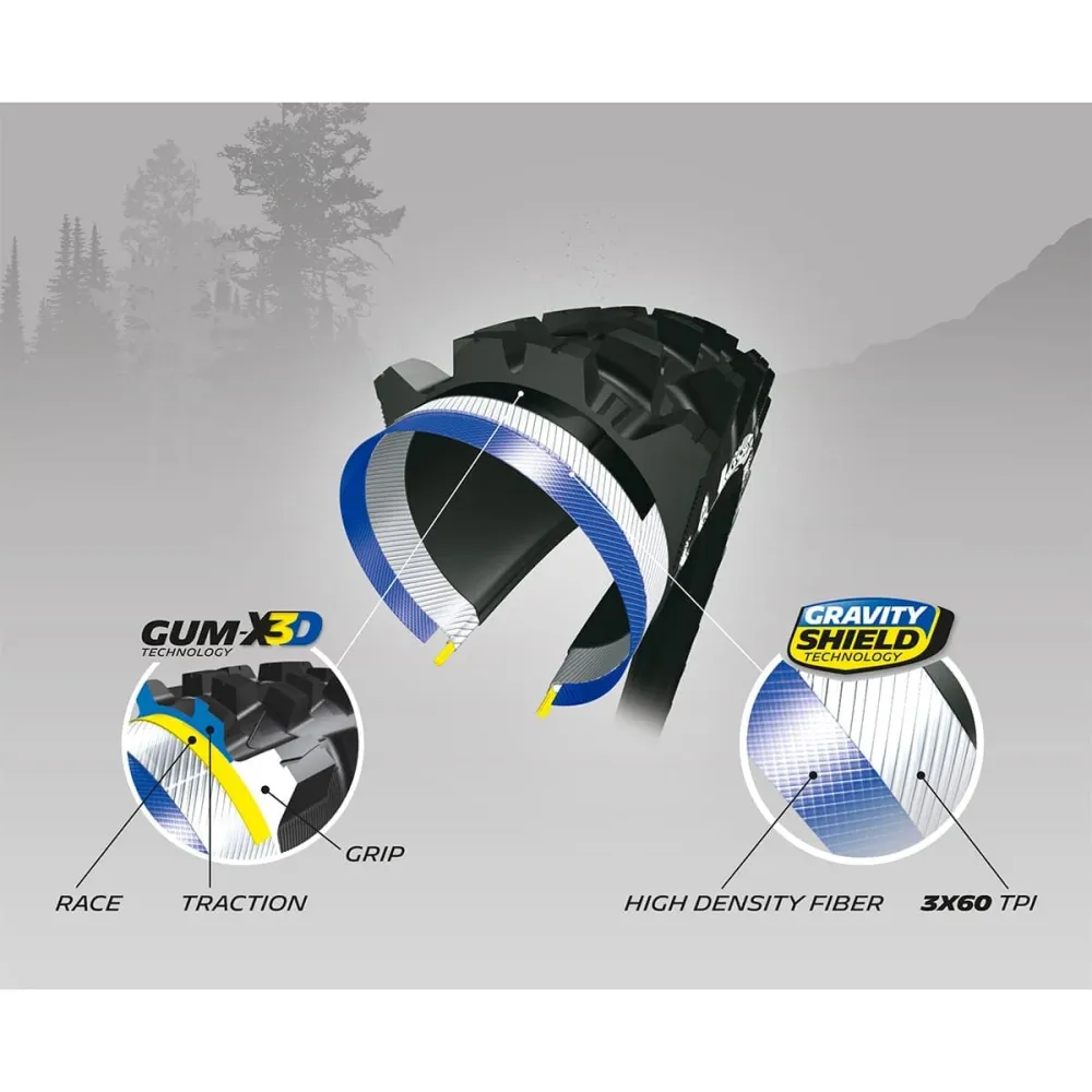 MICHELIN WILD ENDURO FRONT Competition Line 29x2.40 GUM-X Tubeless Ready Soft Däck