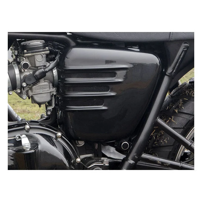 Motone Quick Release Skruvar Sidopanel Svart Triumph Bonneville T100 / SE / Thruxton